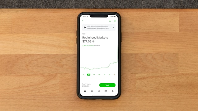 Trading Halt - Stock market chart showing volatility